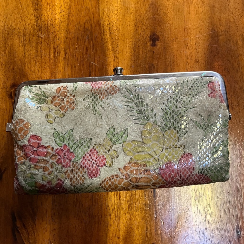 Hobo International Floral Patterned Clutch Wallet